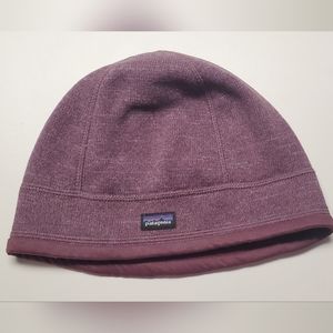 Patagonia Better Sweater Beanie Fleece Lined Cap Hat Purple Large